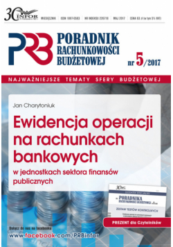 Ewidencja operacji na rachunkach bankowych w jsfp