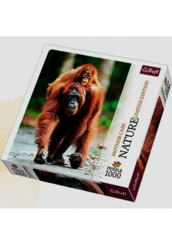 Puzzle 1000 Orangutan Indonezja Nature Limited Edition Mother Care