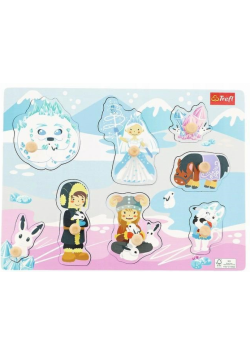 Puzzle drewniane medium Ice castle 61633