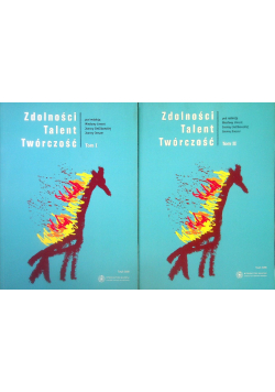 Zdolności talent twórczości Tom 1 i 2