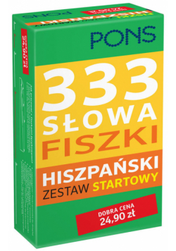 333 Słowa Fiszki Hiszpański Zestaw startowy