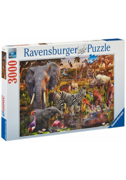 Puzzle Afrykańskie zwierzęta 3000