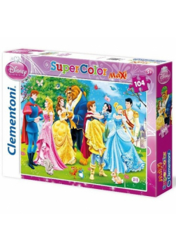 Puzzle Maxi 104 Disney Księżniczki