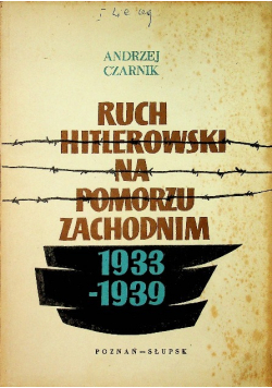 Ruch hitlerowski na Pomorzu Zachodnim 1933-1939