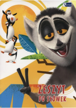 Zeszyt do słówek A6 Madagaskar 10 sztuk