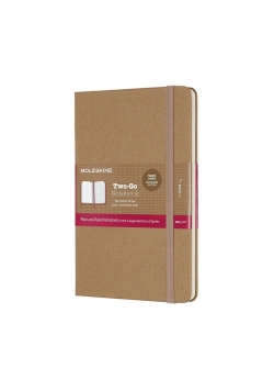 Notes linia tw. TWO-GO, kraft brown MOLESKINE