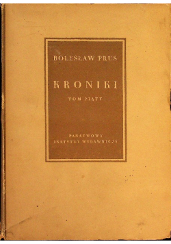 Kroniki Tom 5