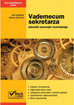 Vademecum sekretarza jednostki samorządu terytorialnego