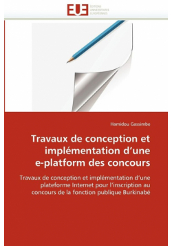 Travaux de conception et  implémentation d une  e-platform des concours