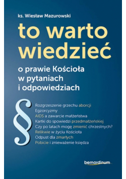 Mazurowski Wiesław - To warto wiedzieć