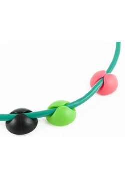 Samoprzylepny organizer kabli CABLE DROP silikon mix