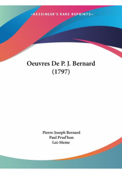 Oeuvres De P. J. Bernard (1797)