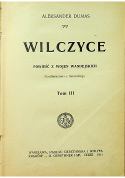 Wilczyce Tom III 1913 r.
