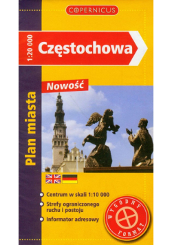 Częstochowa 1:20 000 Wygodny format