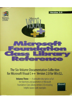 Microsoft Foundation Class Library Reference