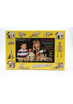 Drewniany zestaw W-27 Plac zabaw Fantasy 168 elementów