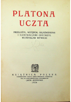 Platona uczta 1924r.