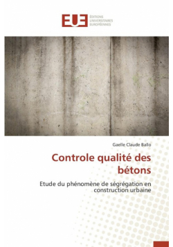 Controle qualité des bétons