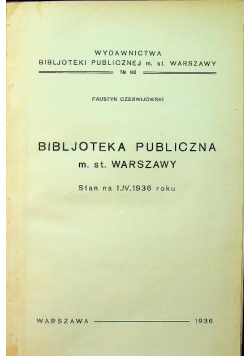 Śląska biblioteka publiczna 1936 r.