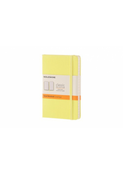 Notes Moleskine Classic L w linie cytrynowy