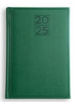 Kalendarz 2025 A5 print zielony