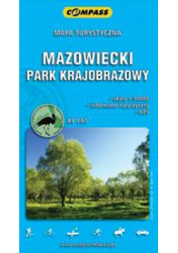 Mazowiecki Park Krajobrazowy mapa turystyczna