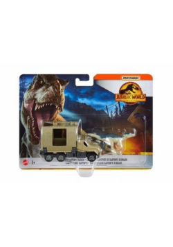 Matchbox Jurassic World Transporter z Baryonyxem