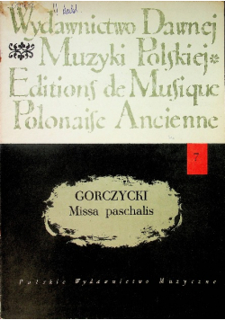 Gorczycki Missa paschalis