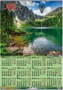 Kalendarz 2025 plakatowy listwowany MIX (20szt)