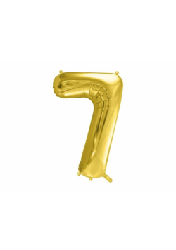 Balon foliowy 7 jasny złoty 72cm