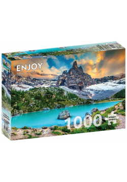 Puzzle 1000 Jezioro Sorapis, Dolomity, Włoch