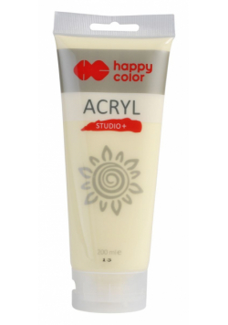 Farba akrylowa Studio 200 ml żółty neapolitański Happy Color