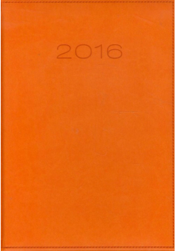 Kalendarz 2016 B5 51T menadżerski pomarańczowy