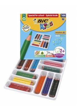 BIC Kids Evolution Triangle ECOlutions Kredki ołówkowe Zestaw 144szt