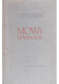 Cyceron Mowy wybrane