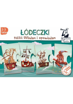 Puzzle Układam i opowiadam Łódeczki 2-3 lata