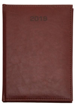 Kalendarz 2019 Dzienny A4 Nebraska brąz