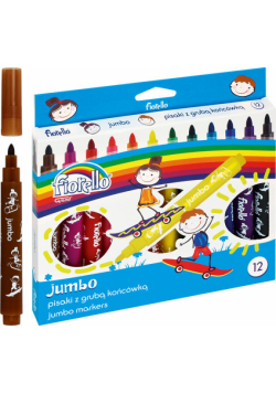 Pisaki Jumbo 12 kolorów