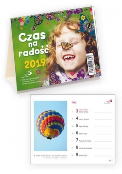 Kalendarz 2019 na biurko Czas na radość