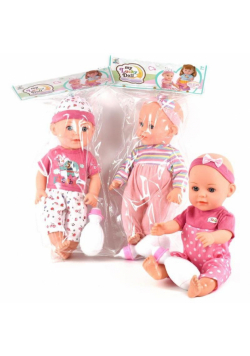 Lalka bobas z butelką MIX