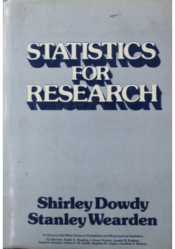 Statistics for research