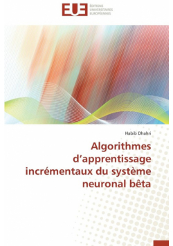 Algorithmes d apprentissage incrémentaux du système neuronal bêta
