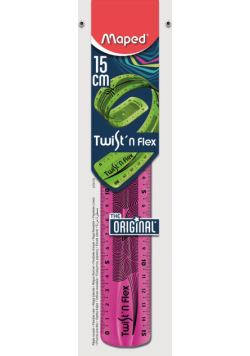 Linijka twist'n flex niełamliwa 15 cm torebka