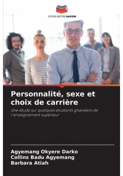 Personnalité, sexe et choix de carrière