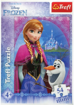 Puzzle 54 Mini W krainie lodu Anna