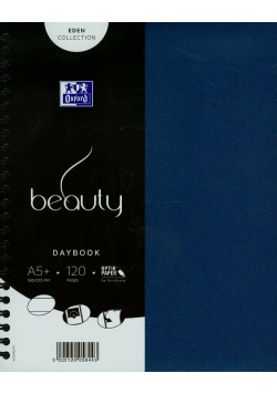 Kołonotatnik A5 Oxford beauty Daybook w linie 120 kartek morski