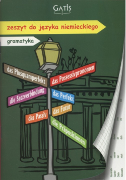 Zeszyt A5 do języka niemieckiego gramatyka w kratkę 60 kartek