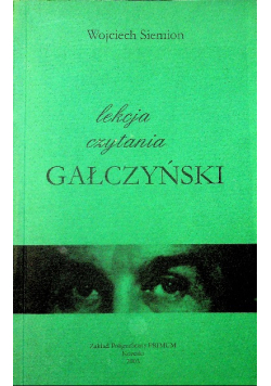 Lekcja czytania Gałczyński
