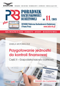 Przygotowanie jednostki do kontroli finansowej