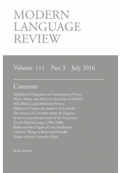 Modern Language Review (111